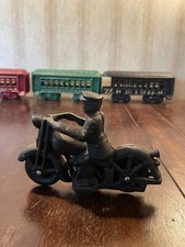 1930s CAST IRON MOTORCYCLE Antique Vintage