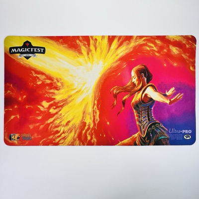 #ad Official Ultra Pro Force of Will Playmat Judges Promo Matt Stewart Magic MTG TCG $99.95