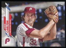 Steve Carlton 2020 Topps #361 Legend Image Variation SP Short Print Phillies HOF