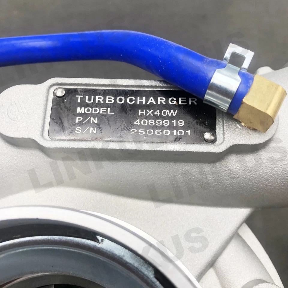 Kit turbo de actualización para Cummins 5,9 L 6B B5,9 T3 4" 64 76 mm 60 86 mm reemplazar HX35W Foto 3 de 4