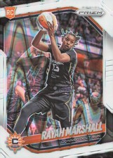 2025 Panini Prizm WNBA Prizms White Seismic #47 Rayah Marshall Rc