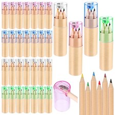 32 Pack Mini Drawing Colored Pencils with Sharpener Mini Drawing Pencils Set ...