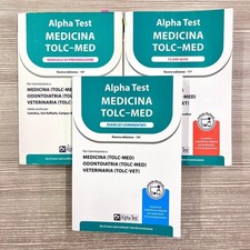 Alpha Test Medicina TOLC-MED KIT 3 Tomi (Manuale, Quiz, Esercizi)