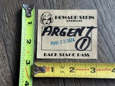 KISS Pass Debut Album Tour Mar 23 1974 Academy of Music NYC Vintage Kiss Aucoin