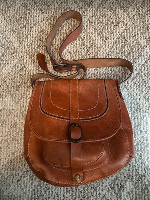PATRICIA NASH Leather Crossbody Handbag Brown Granada Crossbody - Tooled – Patricia Nash main image 4