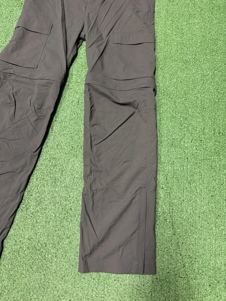 REI Co-op Convertible Cargo Pants Kids XL 30x29 Grey Hiking Outdoor Zip Bluesign - Image 3 of 4