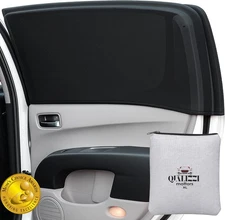 XL/Car Window Shades for SUVs (10 Sizes) - X-Large (Pack of 2), Black 