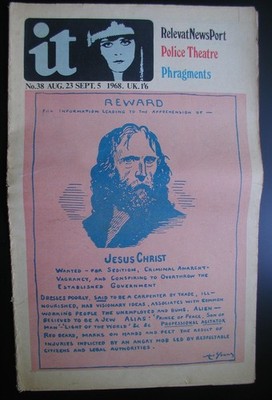 IT, International Times. No. 38. Aug 23 - Sept 5, 1968. Counterculture