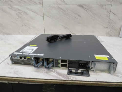 Cisco Catalyst 3750X 24-Port Ethernet Switch WS-C3750X-24T-S w/ C3KX-NM-1G - Picture 7 of 10