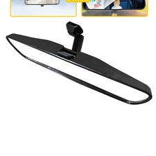 Rear Universal Flat Mirror View Stick-on Interior View High-definition mirror 8"
