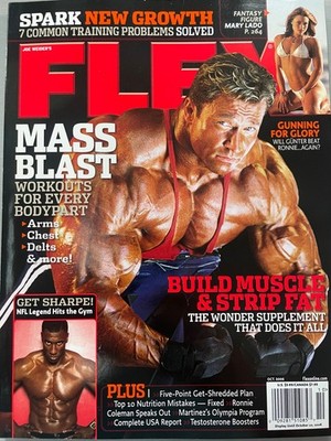 FLEX Oct 2006 Gunter Schlierkamp Ronnie Coleman Mike Ergas