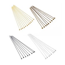 200 Pcs Ball Head Pins Jewellery Head Pins Straight Pins for Bracelets Earrings