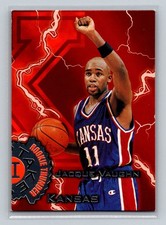 1997 Wheels Rookie Thunder Take II Rising Storm #TT4 Jacque Vaughn Kansas