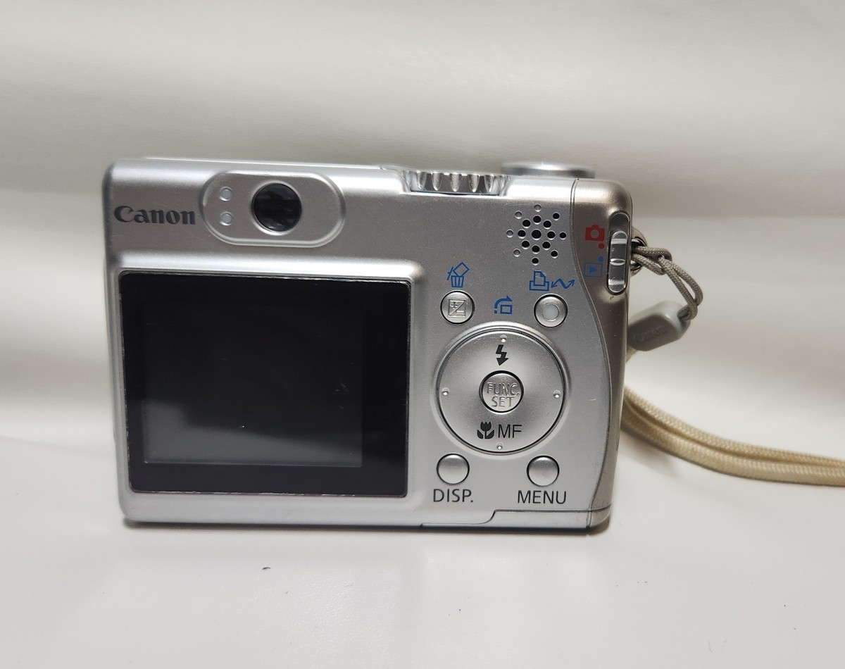 Canon PowerShot A530 5.0MP Digital Camera Silver 4x Optical Zoom