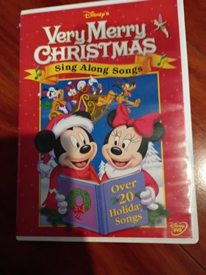 Disney's Sing Along Songs Very Merry Christmas Dvd 2002 Minnie Mickey 