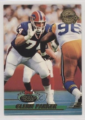 1993 Topps Stadium Club Super Teams Redeemed Bowl XXVIII Glenn Parker #344 fm0