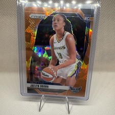 2024 Panini Prizm WNBA Jaelyn Brown Orange Cracked Ice
