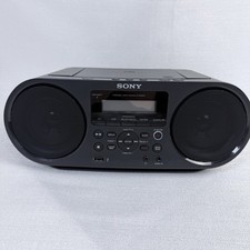 Sony ZS-RS60BT CD Boombox Bluetooth AM/FM Radio USB Mega Bass Tested Works