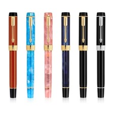 Pluma Estilográfica Pluma Estilográfica Acrílico Empresarial Pluma de Escritura Suave para Adolescentes