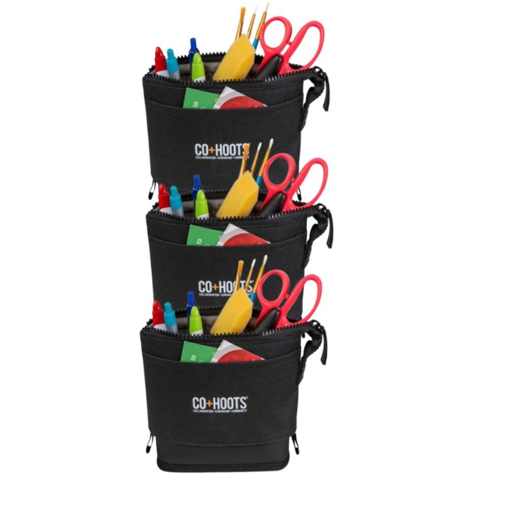 Case Zippered Organizer Clip Travel Desk Pouch Set Of 3