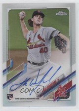 2021 Topps Chrome Rookie Auto Refractor 440/499 Jake Woodford #RA-JWO Auto uk2