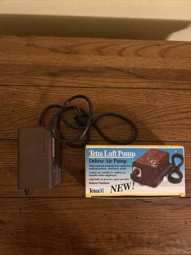 Vintage Tetra Luft Pump Aquarium Air Pump 7.25 PSI - Made In USA Tested Works