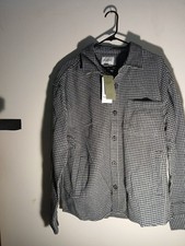 Goodfellow  Co Men's Heavyweight Button Down Plaid Flannel Shirt Size L NWT