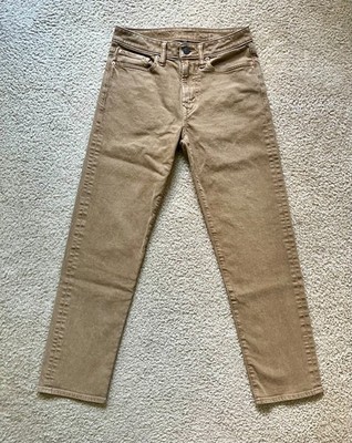 American Eagle Flex Slim Straight Brown Colored Denim Stretch Khaki Jeans 29x30