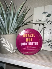 NEW Sealed Trader Joe’s Brazil Nut Body Butter W/Açaí & Guarana 8 Oz Jar 2025