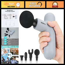 Portable Mini Massage Gun - Deep Tissue Percussion Massager for Pain Relief, 4 H
