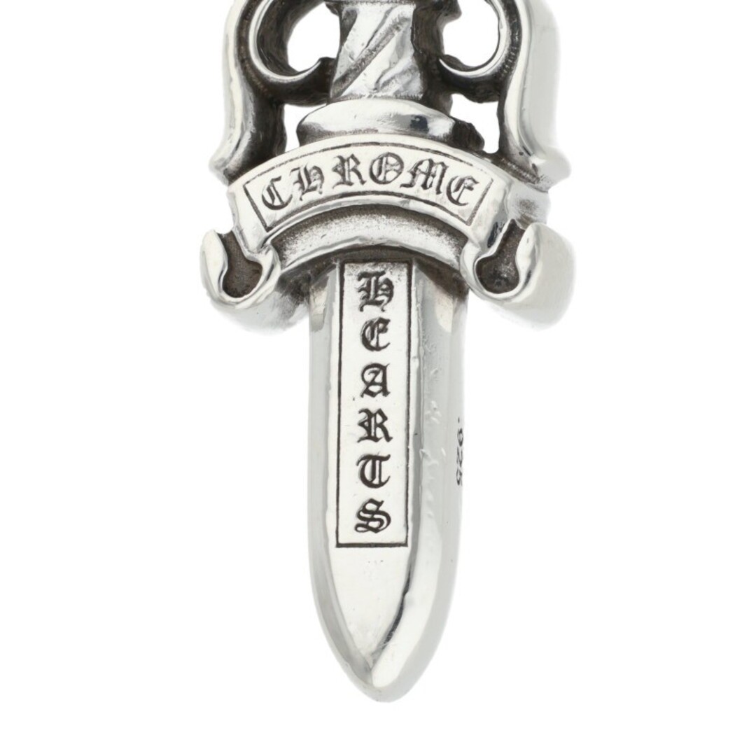 Chrome Hearts Double Dagger Pendant Silver Necklace Top Men's Used 09a27bc266f86 thumbnail 4
