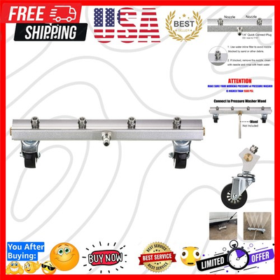 #ad #ad Pressure Washer Undercarriage Cleaner Under Car Wash 4000 PSI 13 Inch $41.59