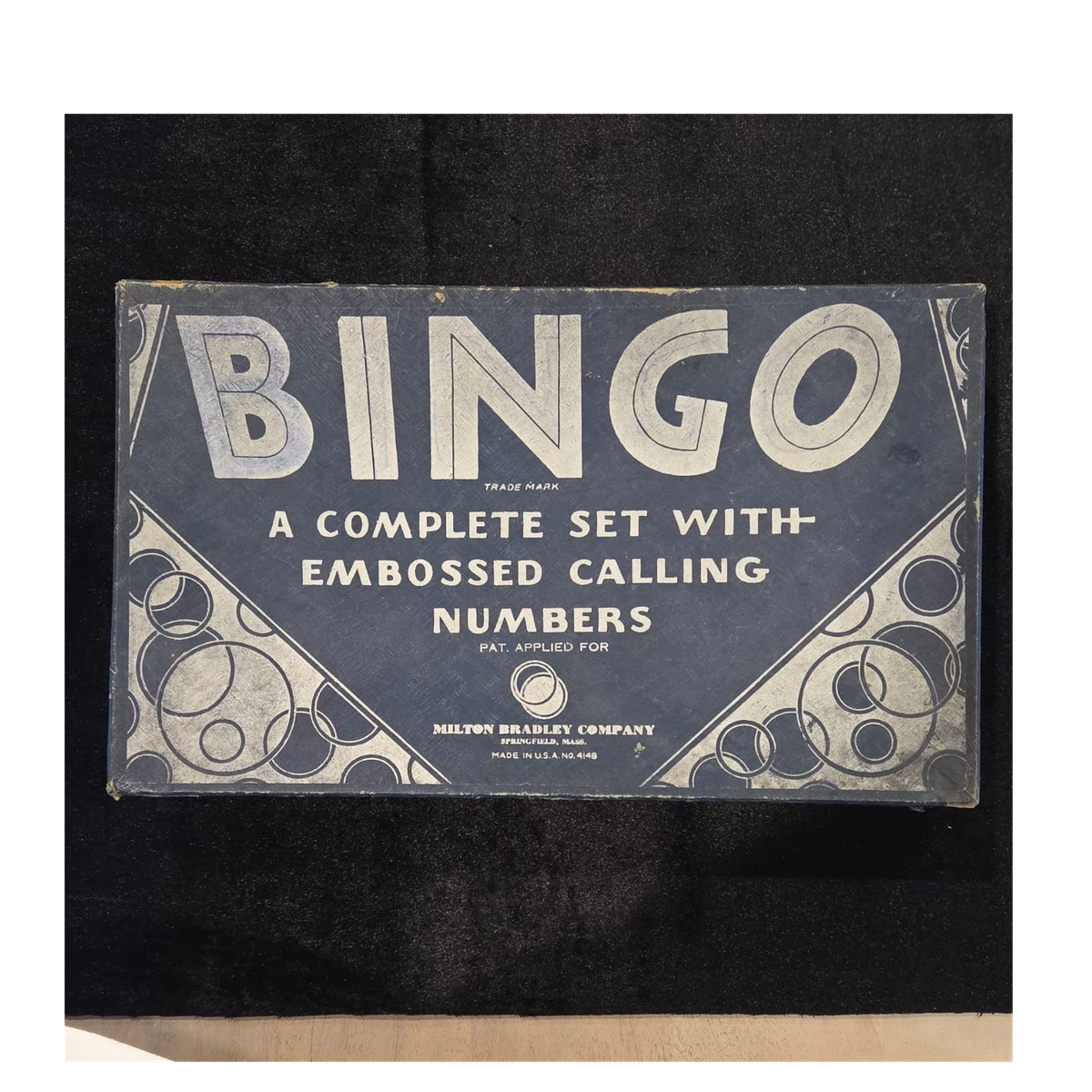 アンティークアメリカンビンゴゲーム Bingo 1930 Year Vintage Manufacture Board & Traditional Games for