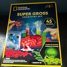 National Geographic STEM Super Gross Chemistry Set 45 Experiments 8