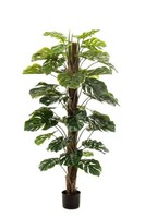 Artplants Kunstpflanze Philodendron Monstera Deliciosa Tila, 150Cm