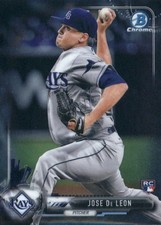 2017 Bowman Chrome #75A Jose De Leon RC - BB