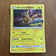 Detective Pikachu SM170 STAMPED Holo Black Star Promo Pokemon 2019 on eBay