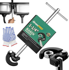 11" Basin Wrench, Sink Wrench Faucet Tool for Tight Spaces, Adjustable Tap Nut P