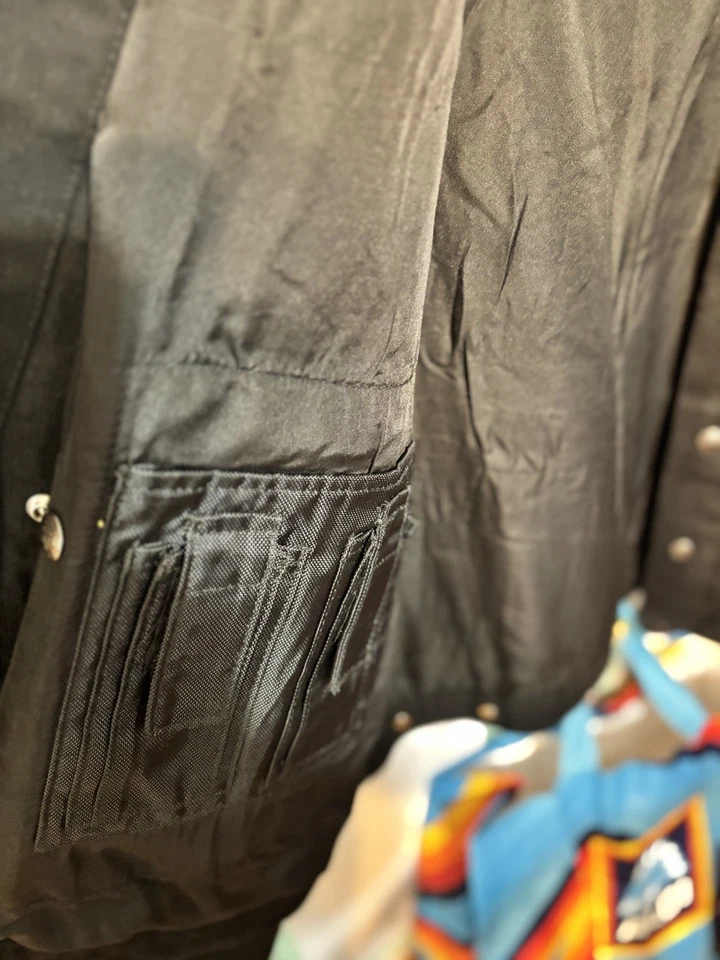 NRA 隐藏携带牛仔夹克 2XL 黑色牛仔 — 第 3/4 张图片