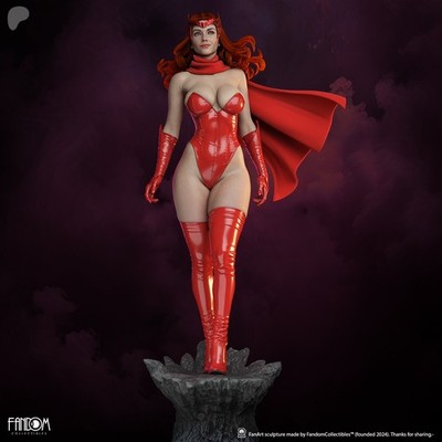 Sexy Scarlet Witch Marvel Avengers Powerful Wanda Mystic Chaos Goddess Pre-Order
