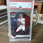Panini 2021 Mosaic Tom Brady Tampa Bay Buccaneers #186 PSA 9 Graded Card