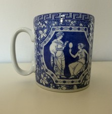 Spode Blue Room Collection “Greek” Mug – Blue & White Transferware