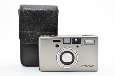 Double Teeth[Almost MINT] Contax T3 Titan Silver Point & Shoot Film Camera JAPAN