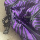 Yak Pak Purple Zebra Tiger stripe Backpack Adjustable Straps — photo 5