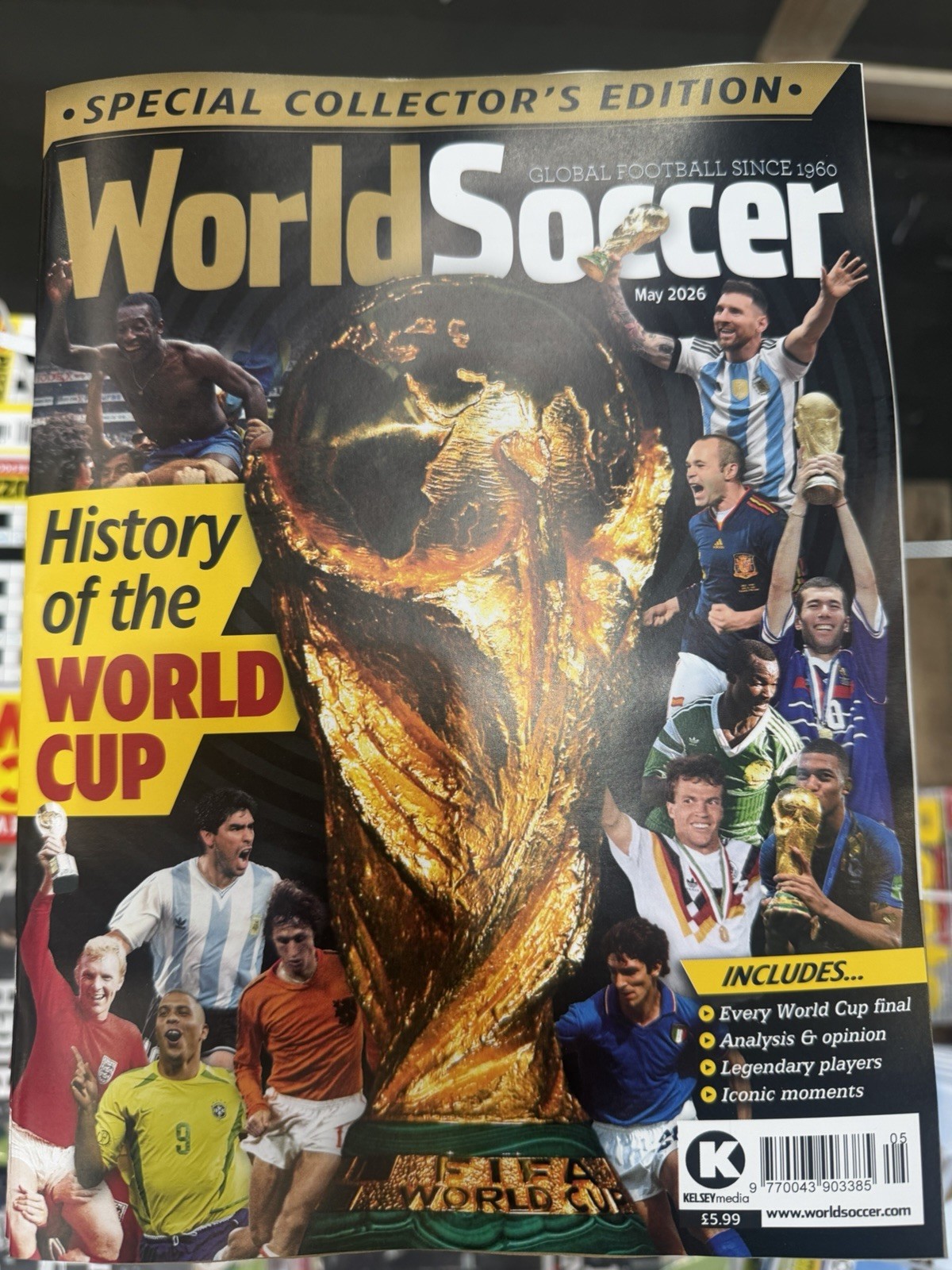 World Soccer magazine May 2026 Special Collector's Edit History of the World Cup