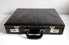 Vintage Black Attache Case