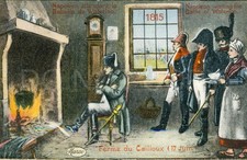 Postcard c1910s Napoleon Battle of Waterloo Belgium Marca