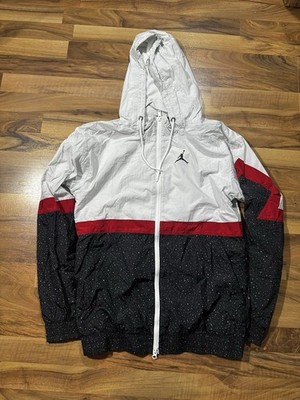 Nike Air Jordan Jacke Weiß/Schwarz/Rot S