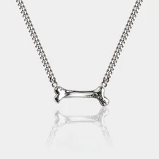 A design-sense dog bone necklace