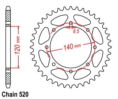 O-Ring Drive Chain For Kawasaki KL650 KLR650 1987-2013 Green - Foto 7